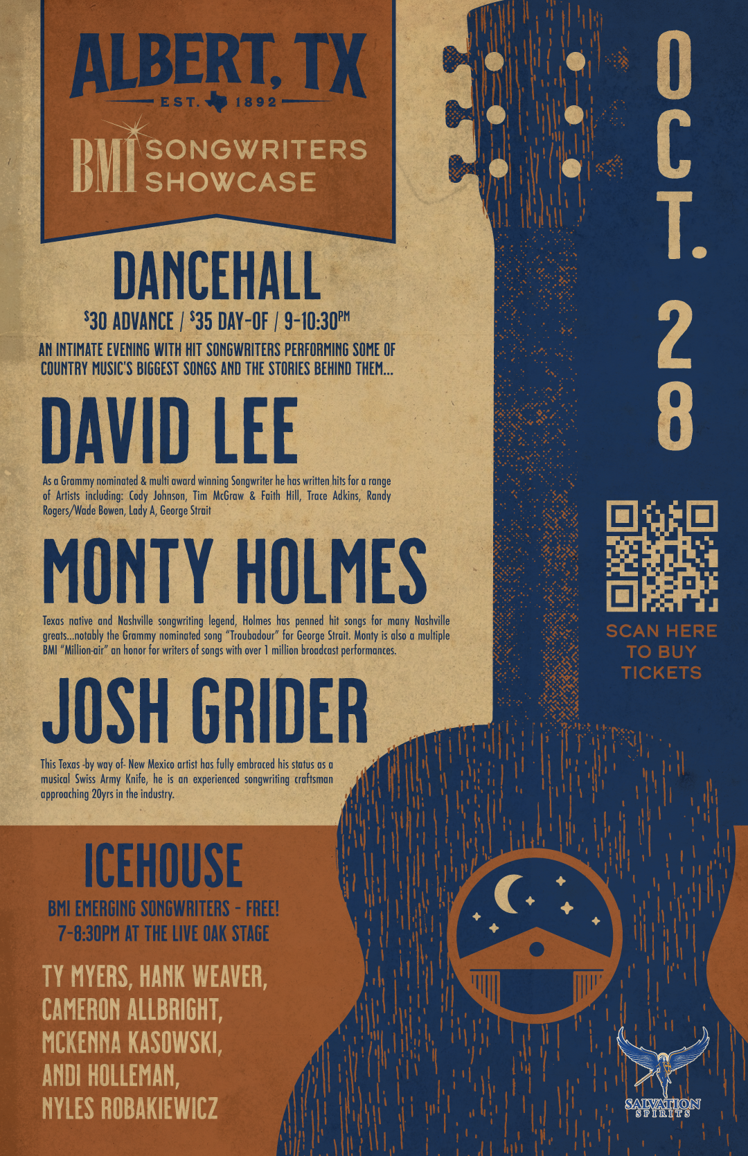 BMI Songwriters Showcase: David Lee, Monty Holmes & Josh Grider