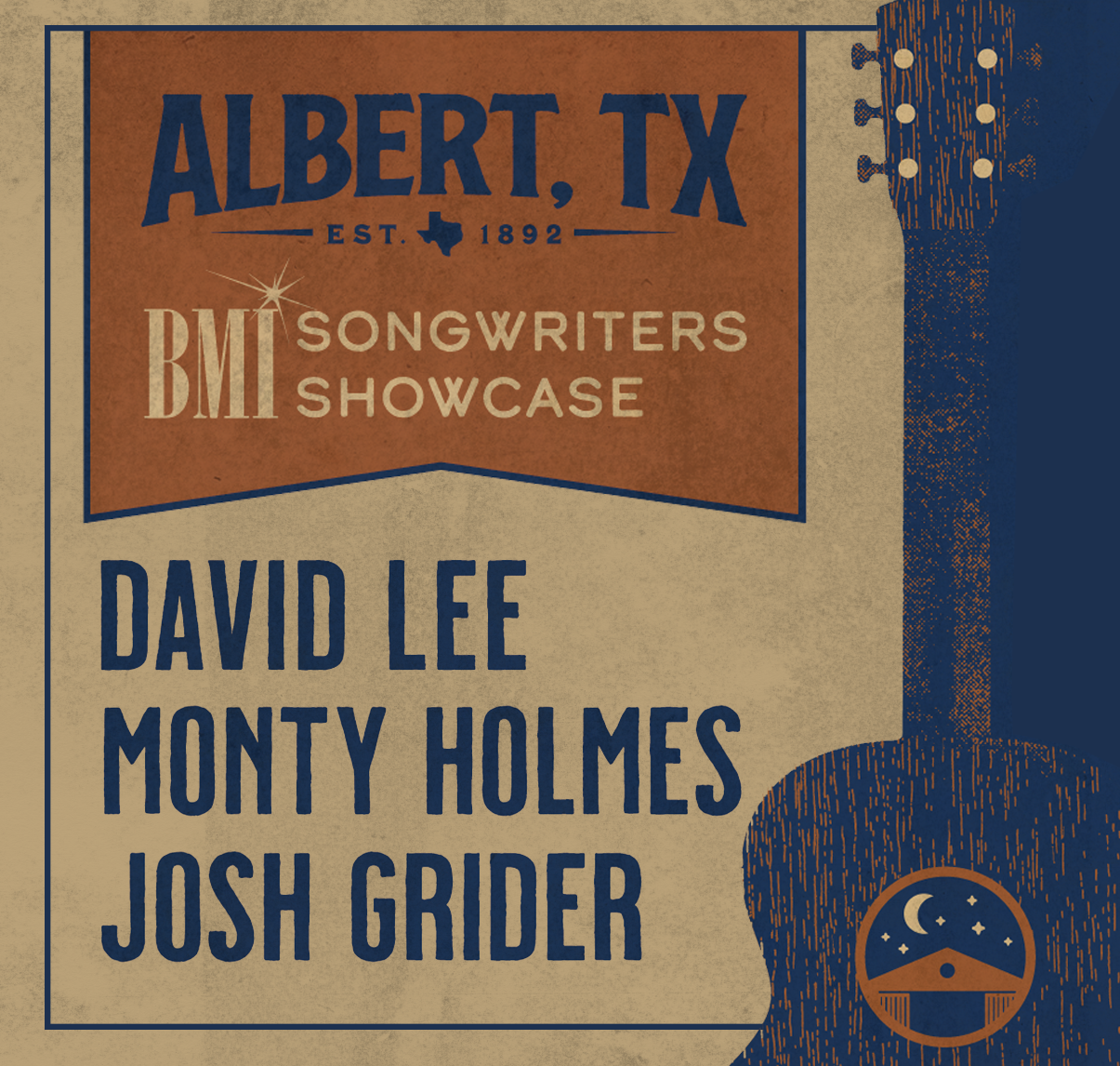 BMI Songwriters Showcase: David Lee, Monty Holmes & Josh Grider