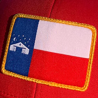 THE UNOFFICIAL TEXAS DANCEHALL FLAG - YUPOONG HAT, RED