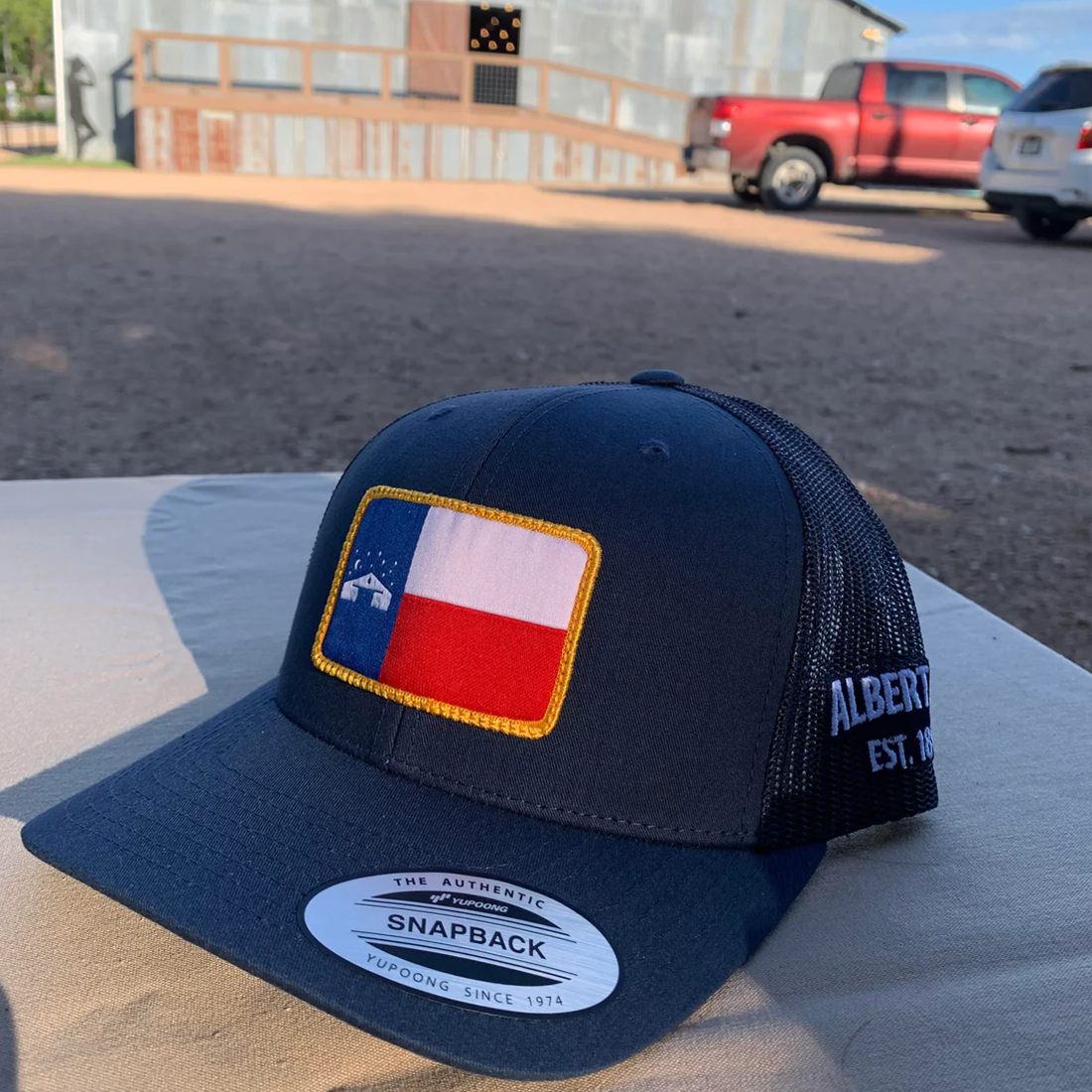 The Unofficial Texas Dancehall Flag — YUPOONG HAT, NAVY